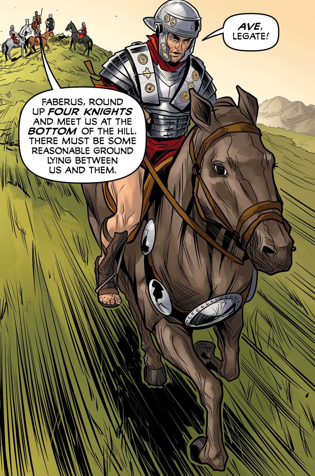 Riding To War panel 38