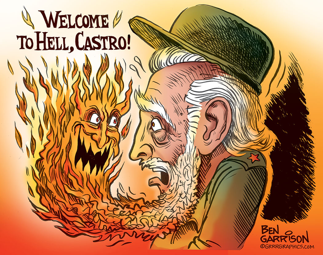 Welcome to Hell, Castro! panel 1