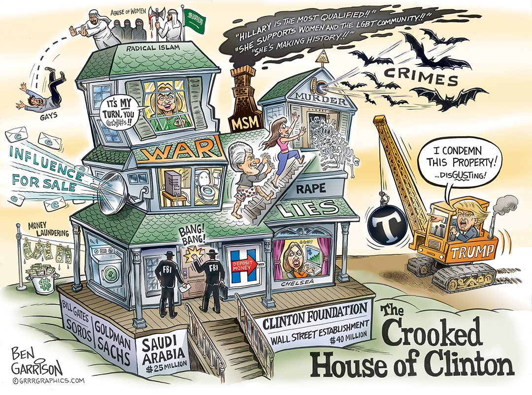 Crooked House of Clinton panel 1