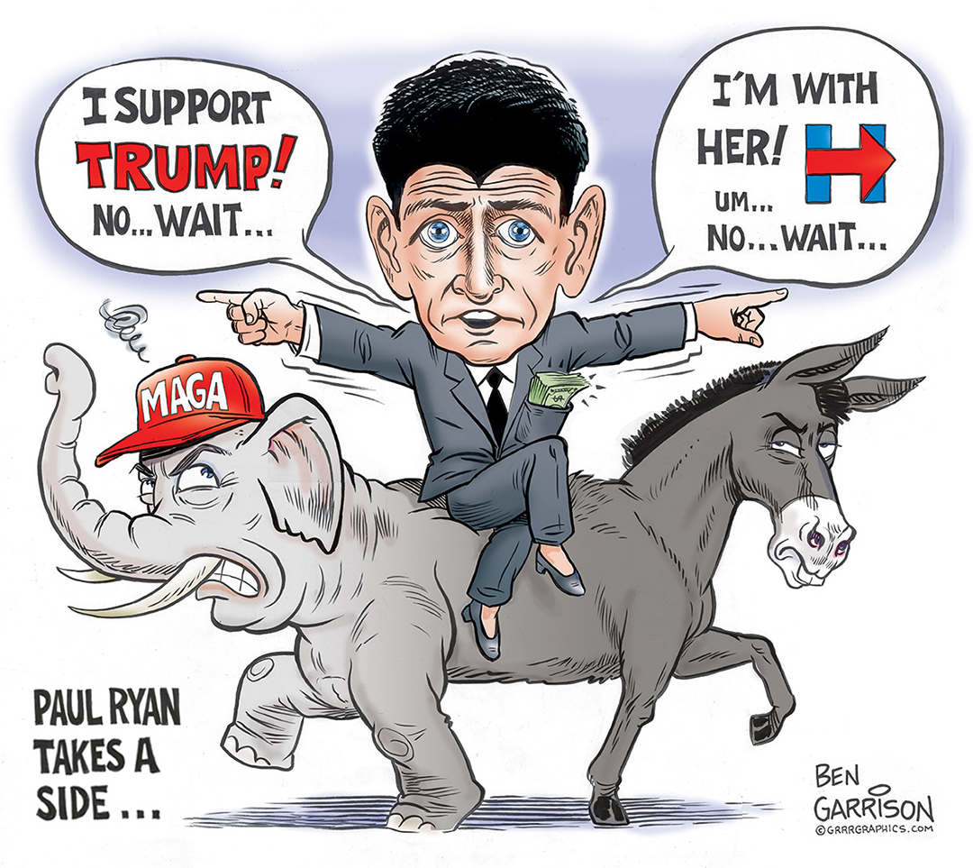 Paul Ryan Picks a Side panel 1