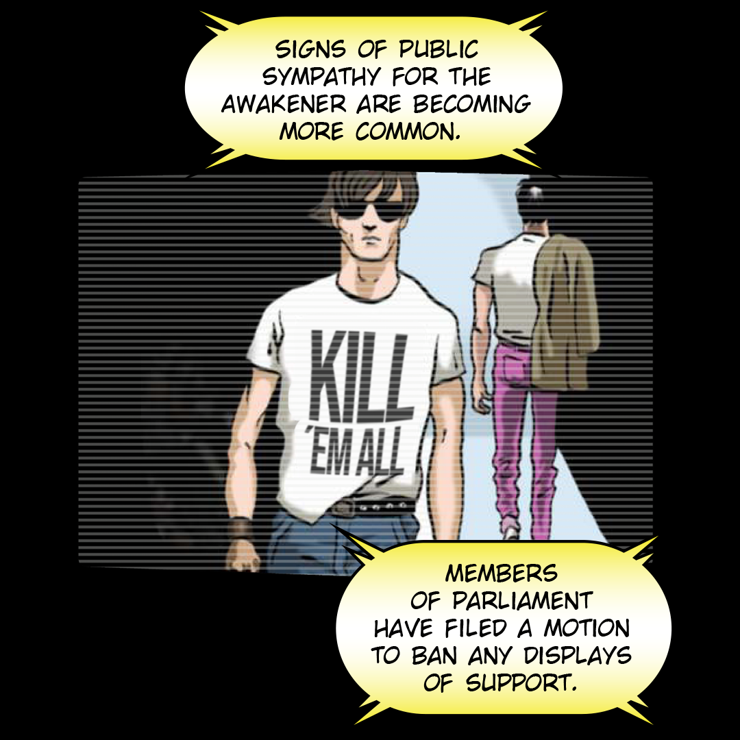 The Elite Is Afraid (R) panel 5