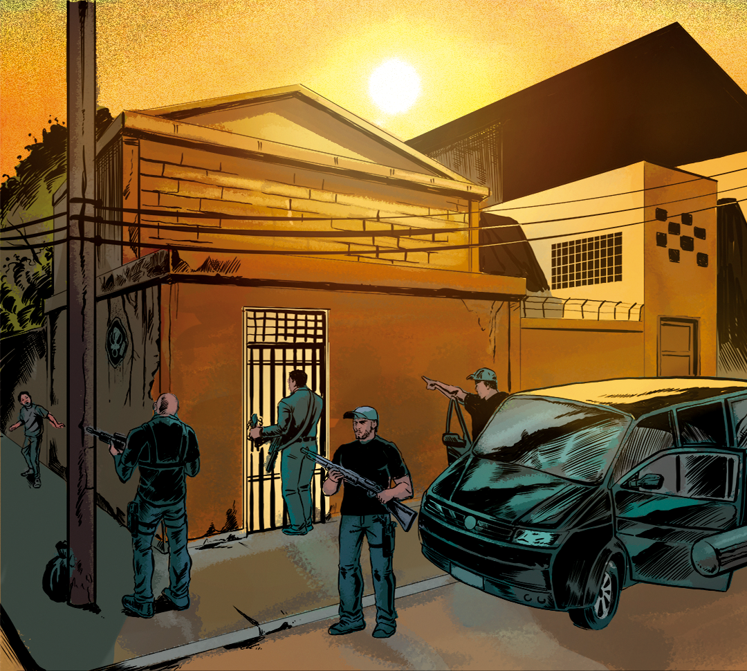 Home Invasion panel 1