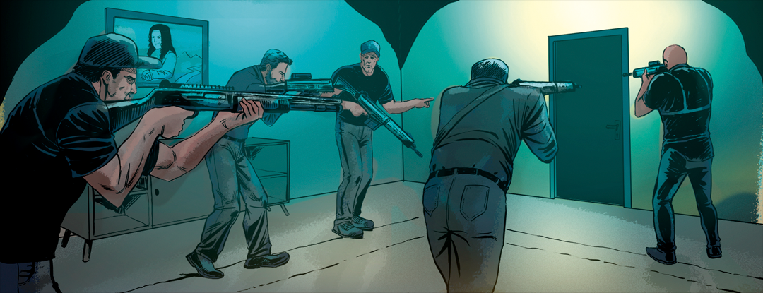 Home Invasion panel 4