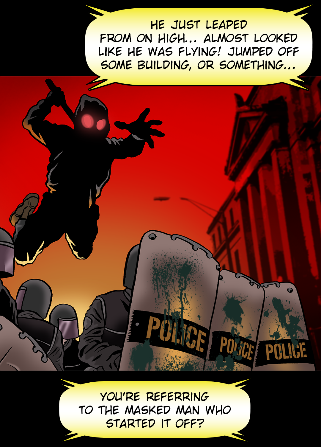 Overpowered By The Police panel 2