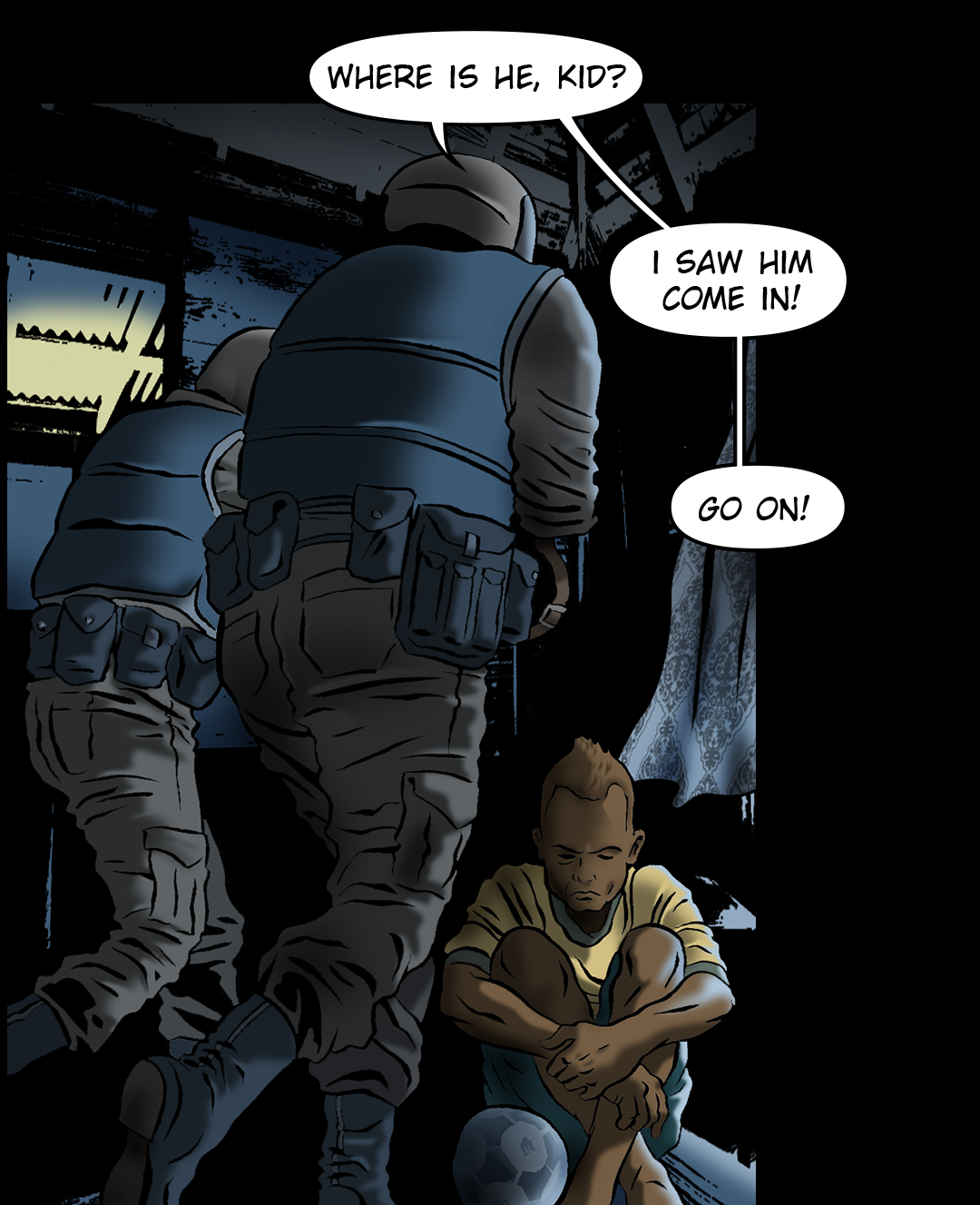 Blood in the Favela panel 17