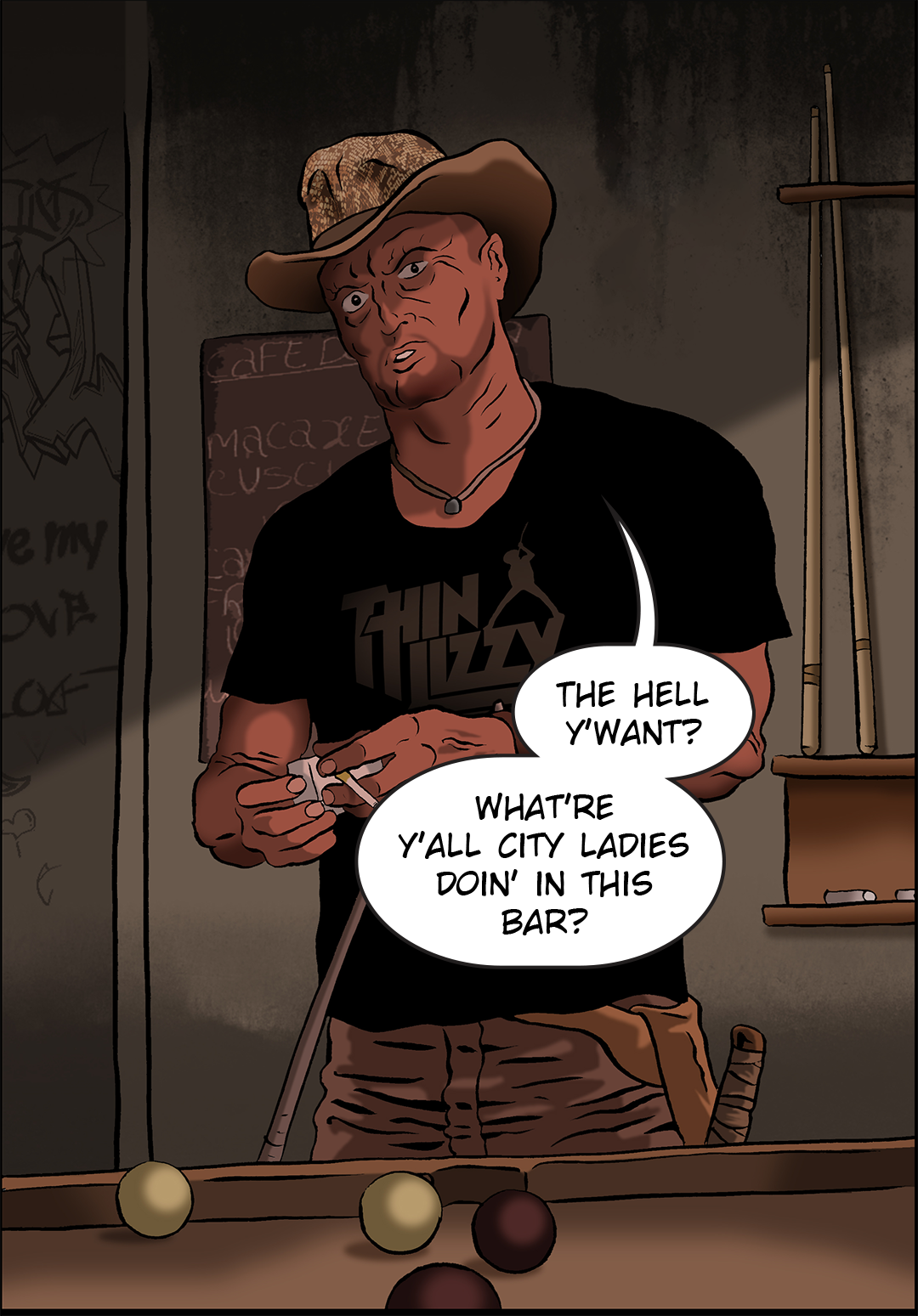 The Wrong Part of Town panel 1