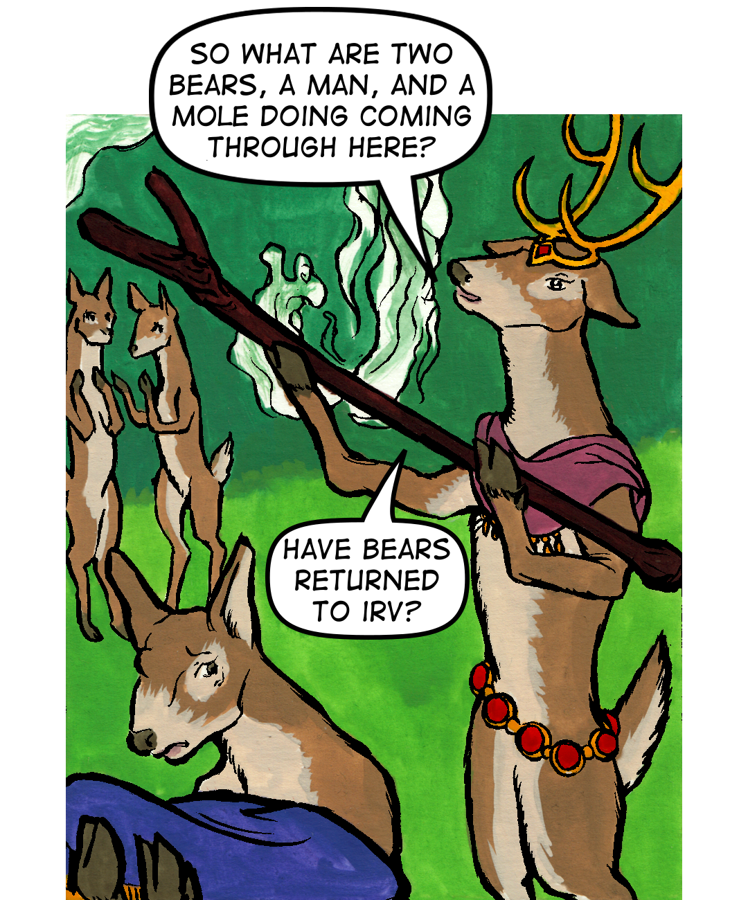 You Are Nothing But A Savage! panel 2