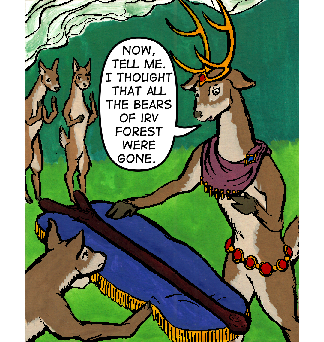 You Are Nothing But A Savage! panel 1