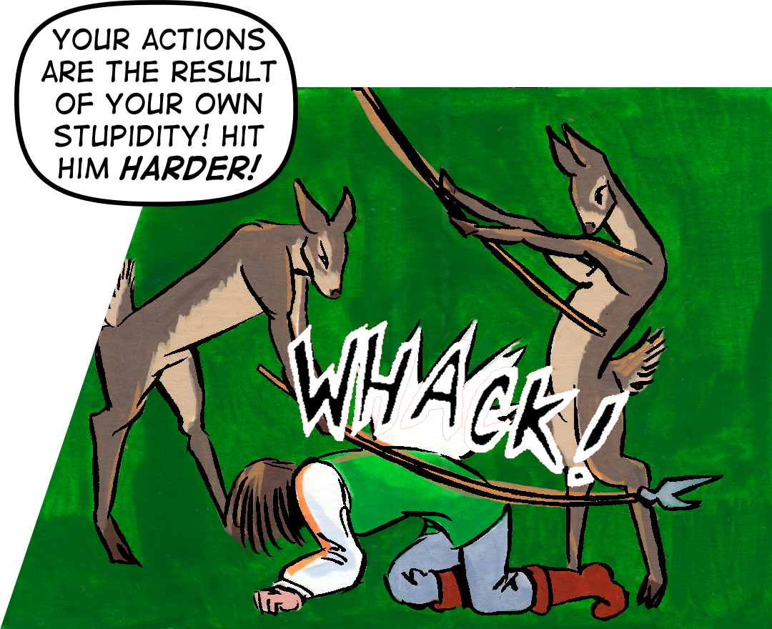 You Are Nothing But A Savage! panel 12