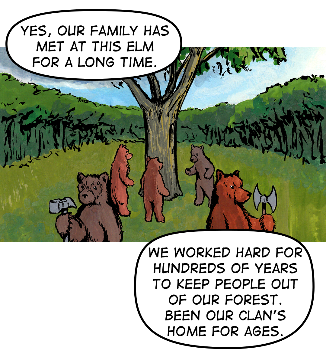 It Was The She-Bears! panel 6