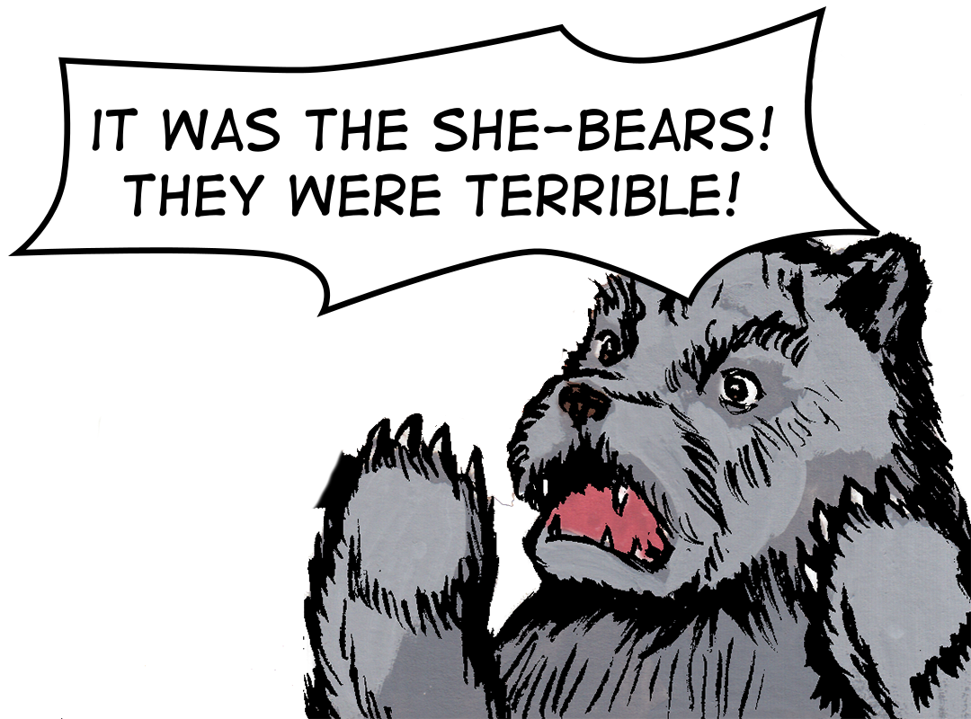 It Was The She-Bears! panel 11