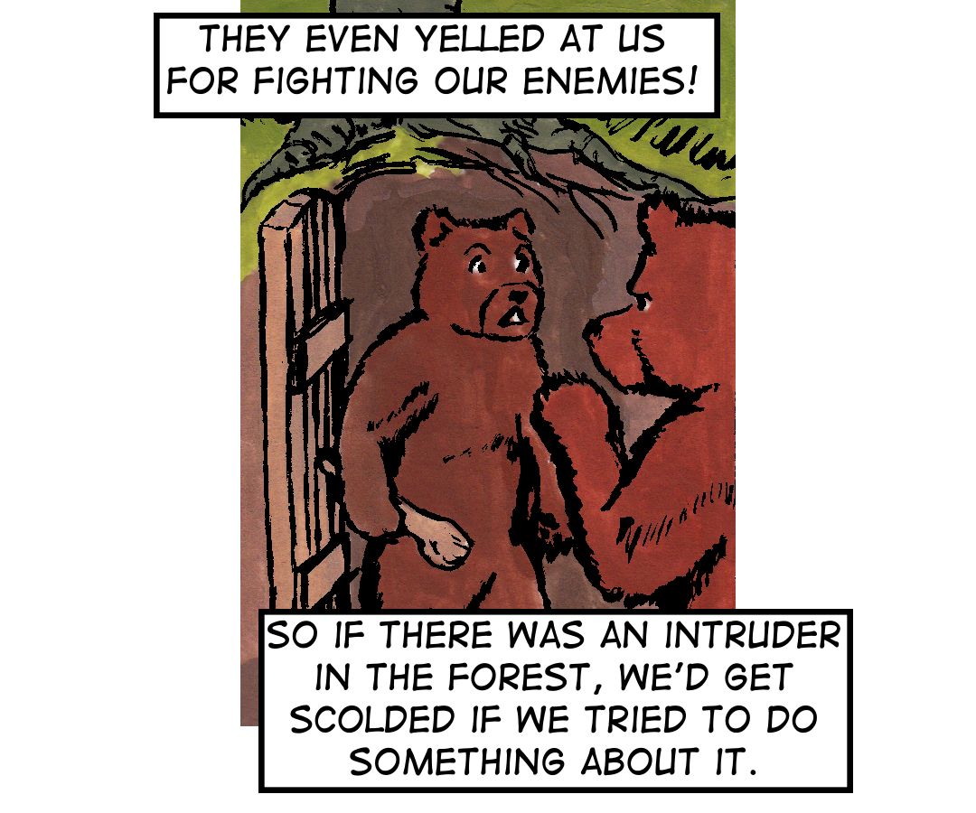 It Was The She-Bears! panel 15