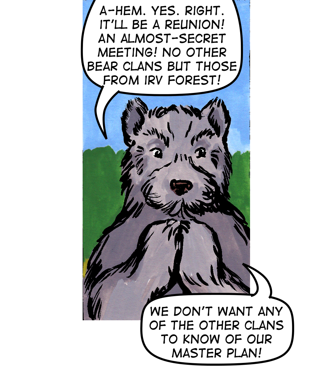 We're Returning to the Forest panel 12