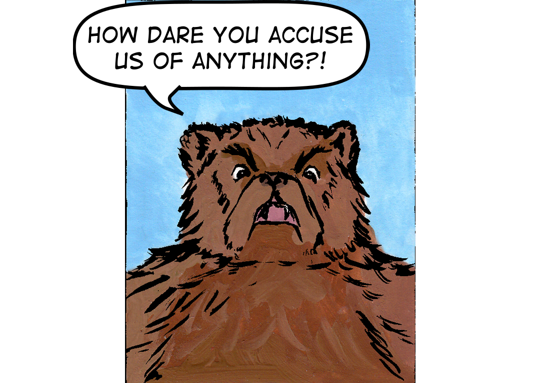 Stop mockin' his domicile! panel 1