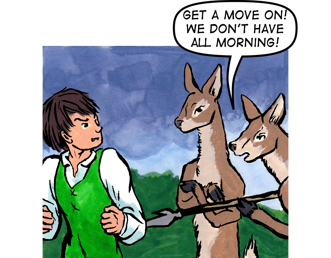 Get Up Here, Savage! panel 16