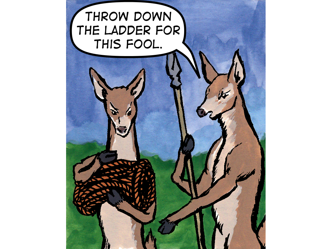 Get Up Here, Savage! panel 12