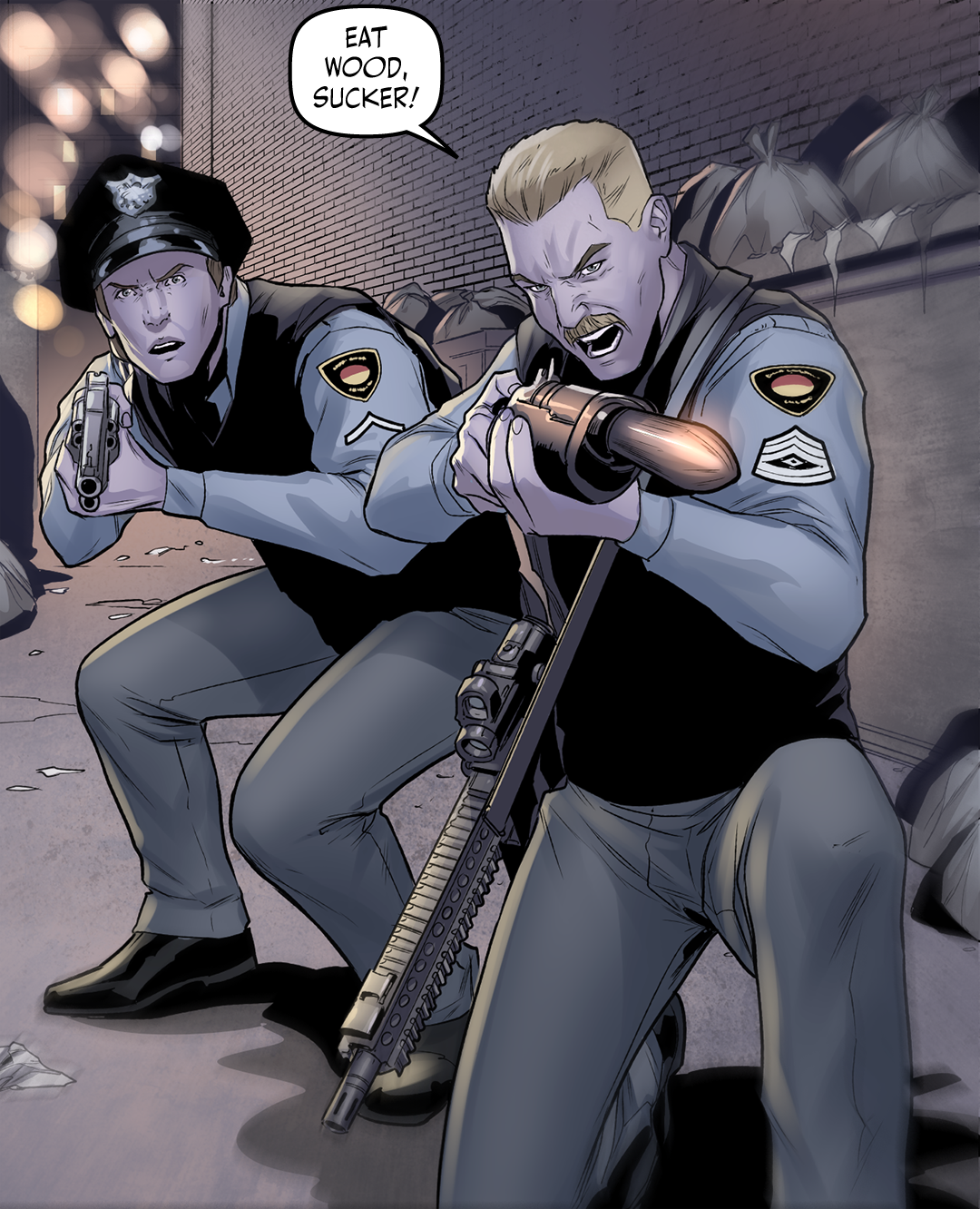 Officer Down panel 6