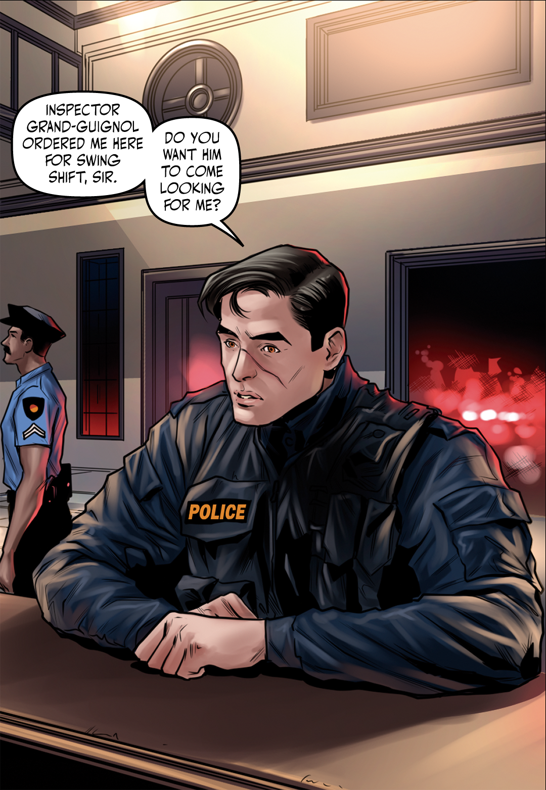 First Night on the Job  panel 5