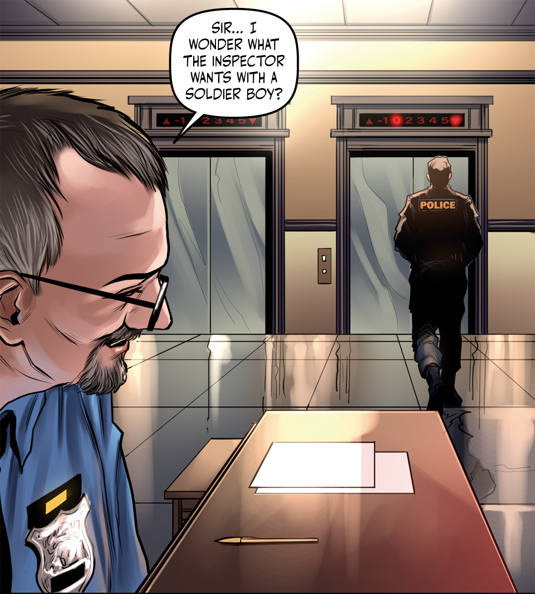 First Night on the Job  panel 7