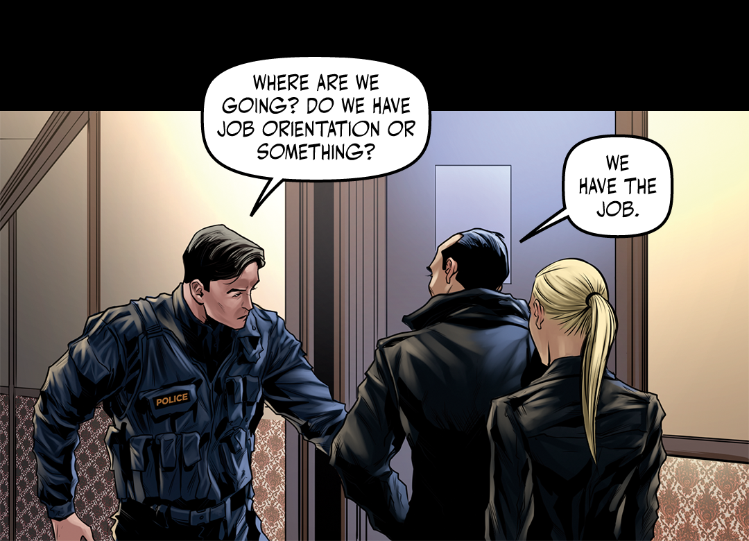 First Night on the Job  panel 10