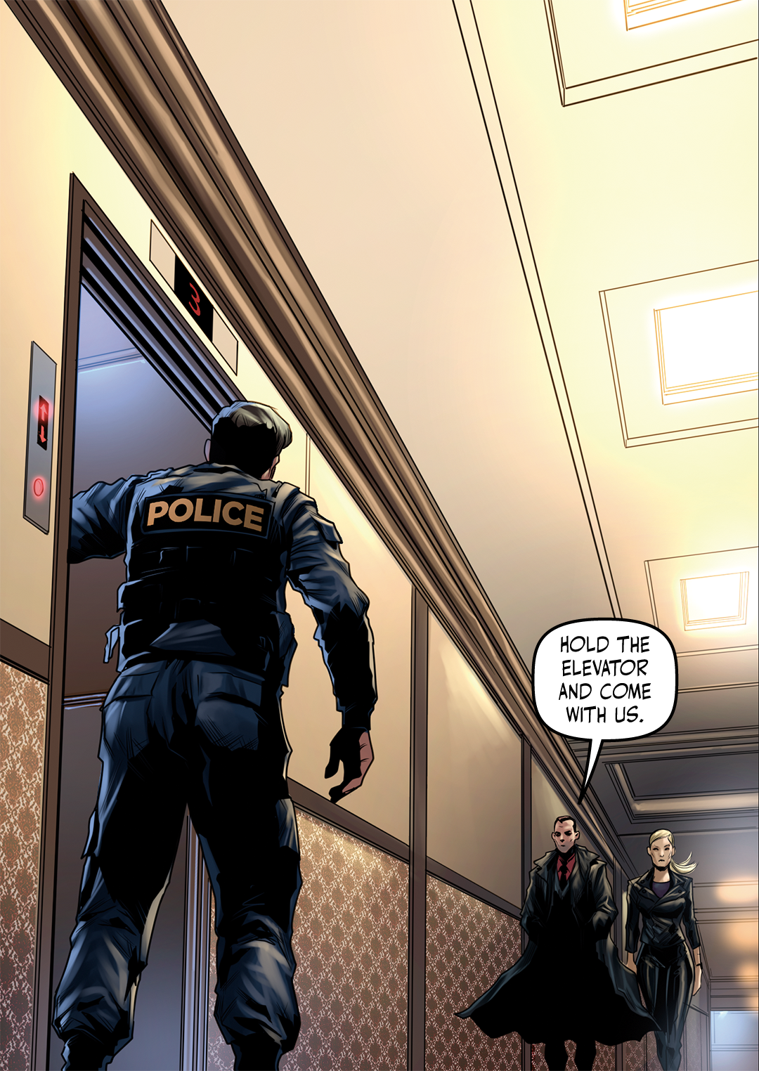 First Night on the Job  panel 9