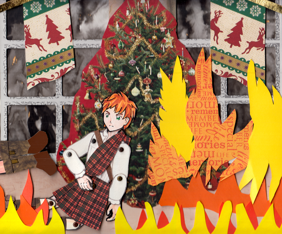 Christmas of Fire II 3 panel 2