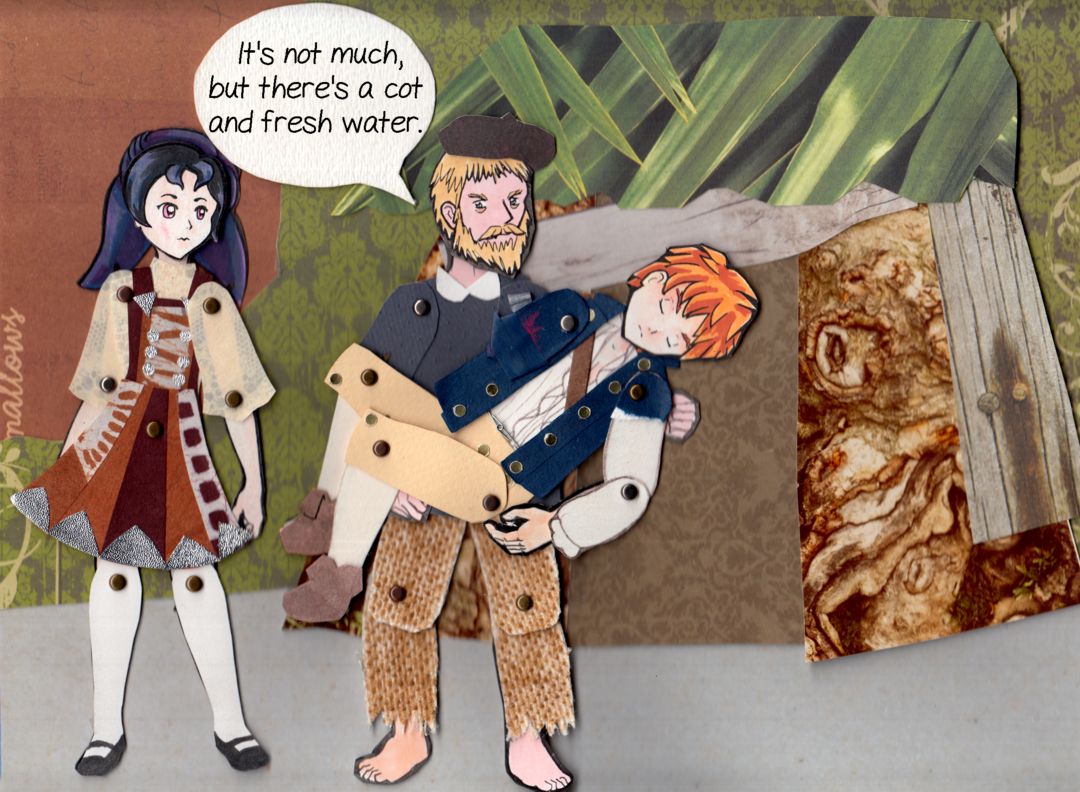 Shipwreck Shanty 3 panel 1