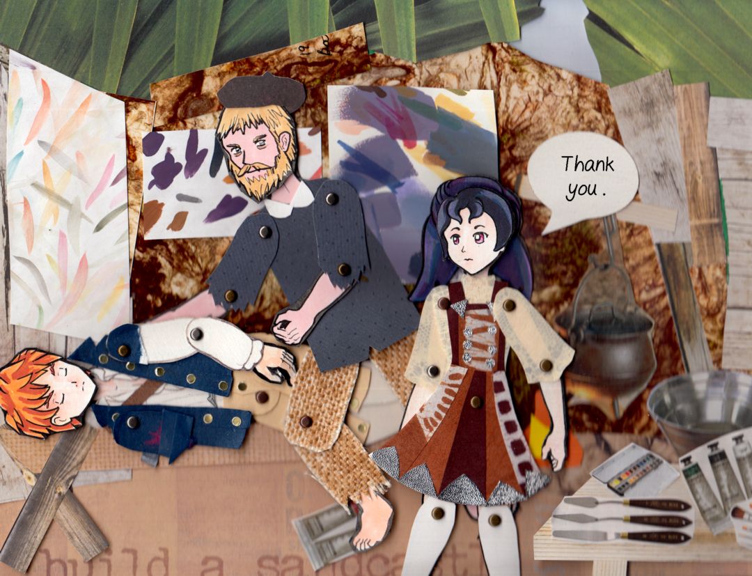 Shipwreck Shanty 3 panel 2