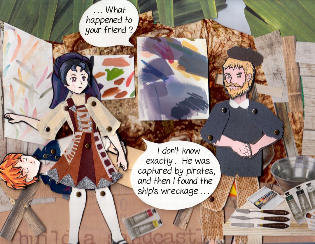 Shipwreck Shanty 3 panel 6