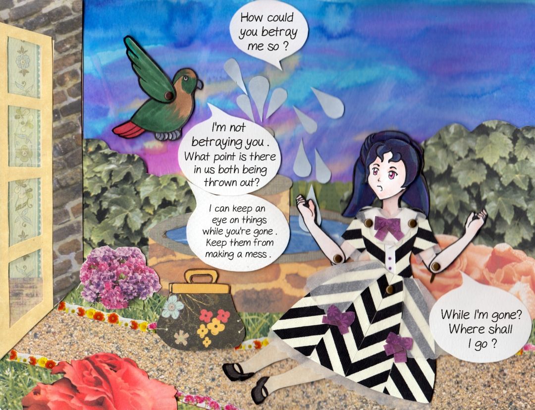 Anxiety in the Garden panel 9