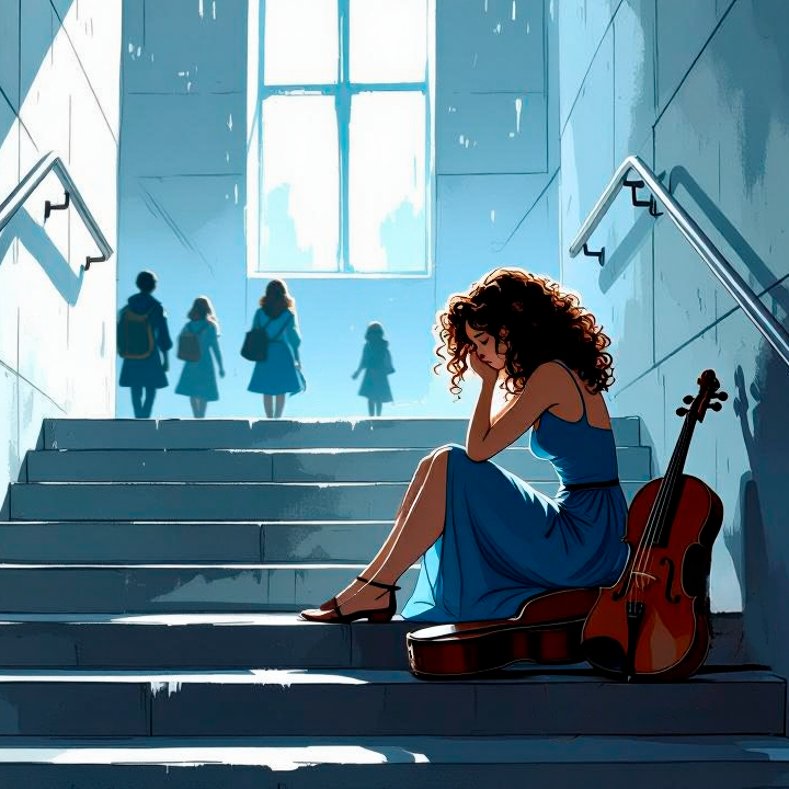 The cover art for the episode Rock Bottom from the comics series Three of Cups, which is number 51 in the series