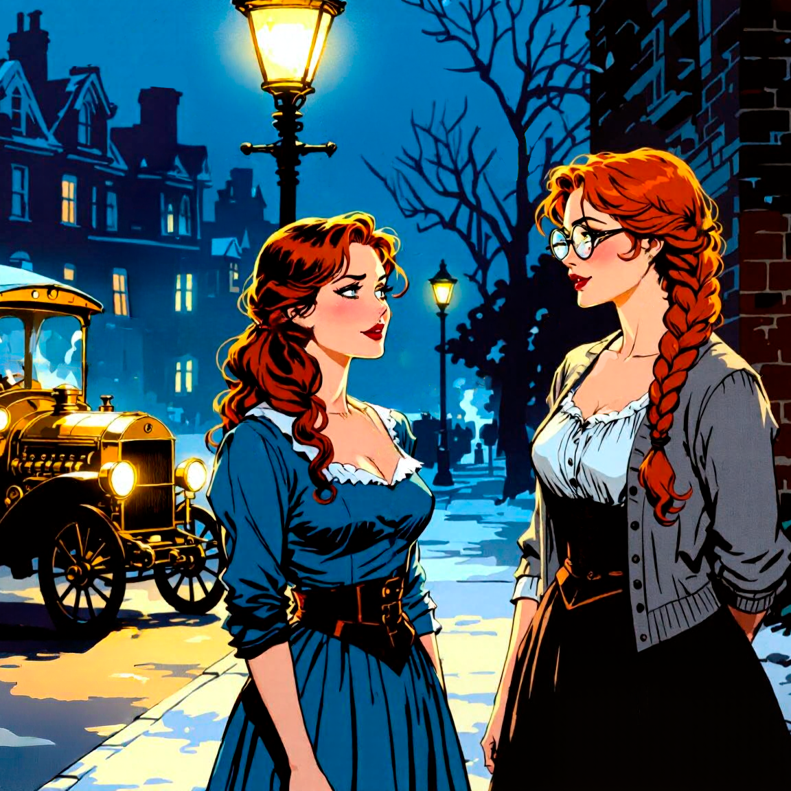 The cover art for the episode Pivot Point from the comics series Three of Cups, which is number 53 in the series