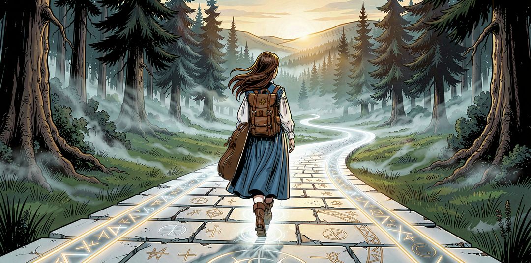 The Road Beneath her Feet panel 1