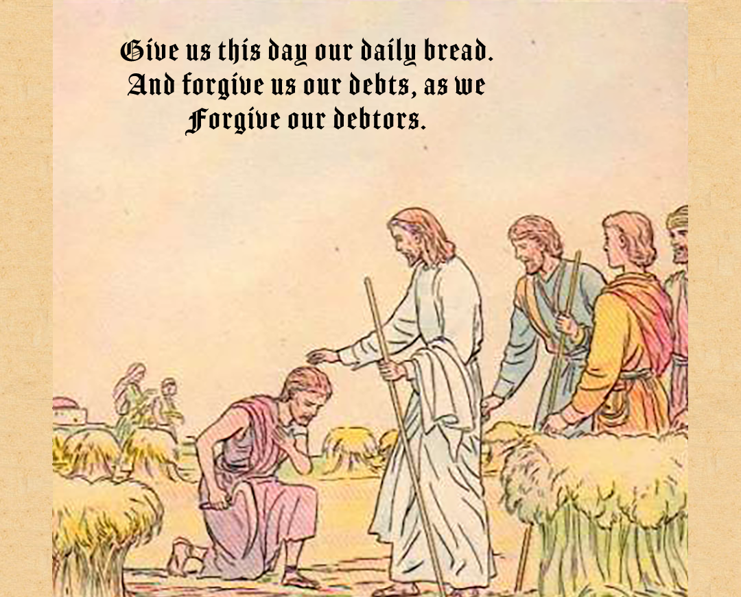 The Lord's Prayer panel 6