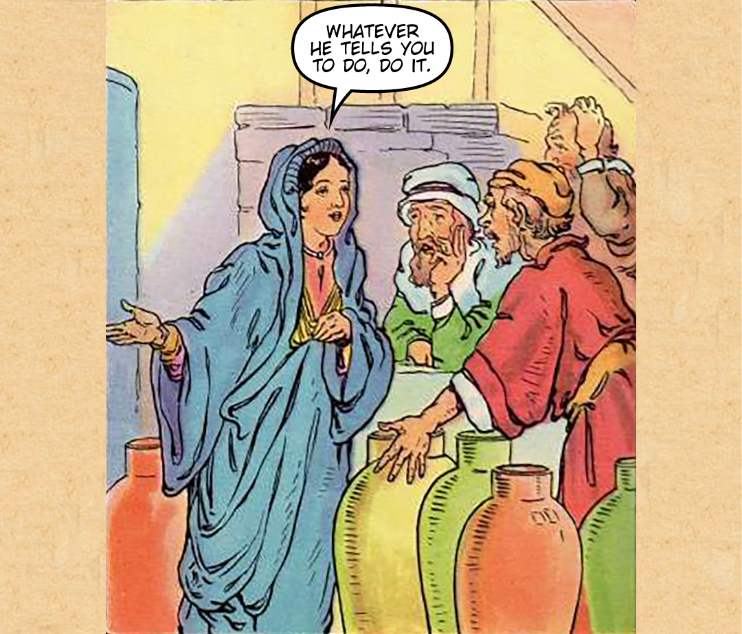 The First Miracle panel 3