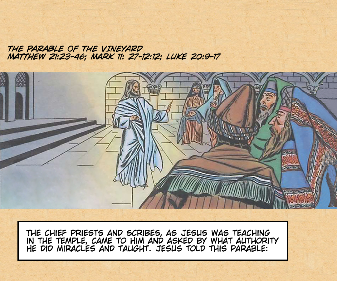 Parable of the Vineyard panel 1