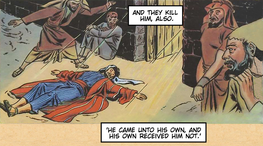 Parable of the Vineyard panel 14