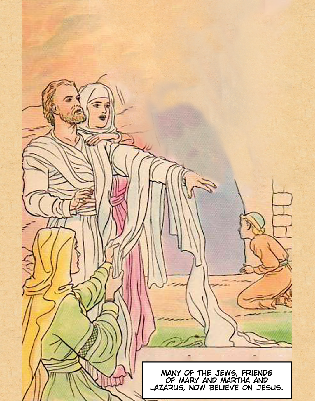 The Raising of Lazarus From the Dead 2 panel 6