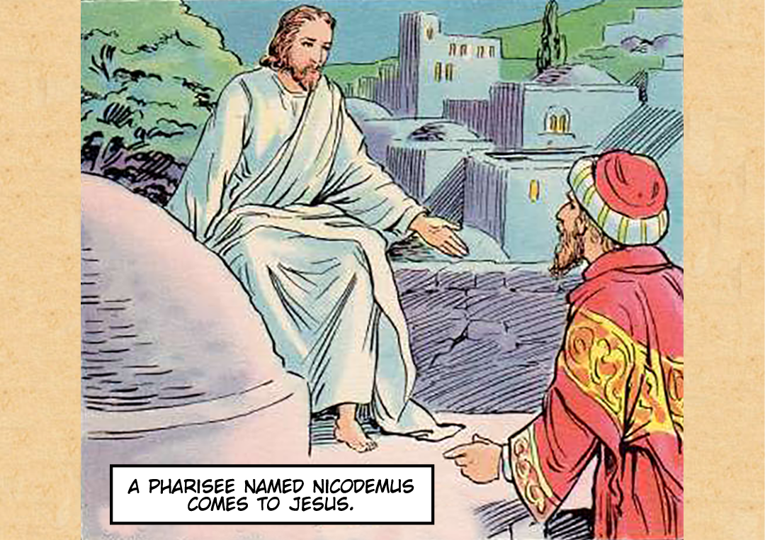 Conversation with Nicodemus panel 1