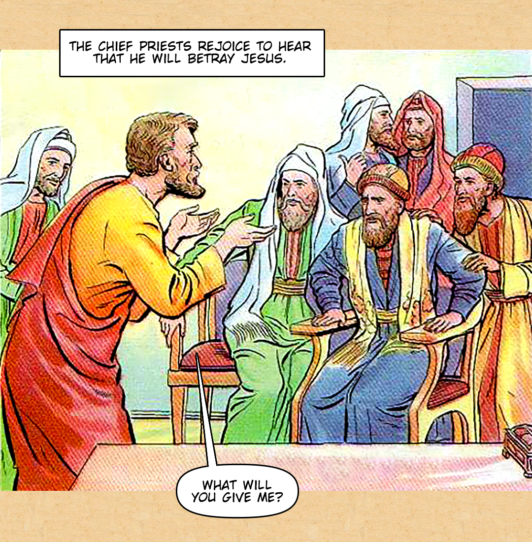 Judas's Betrayal panel 1