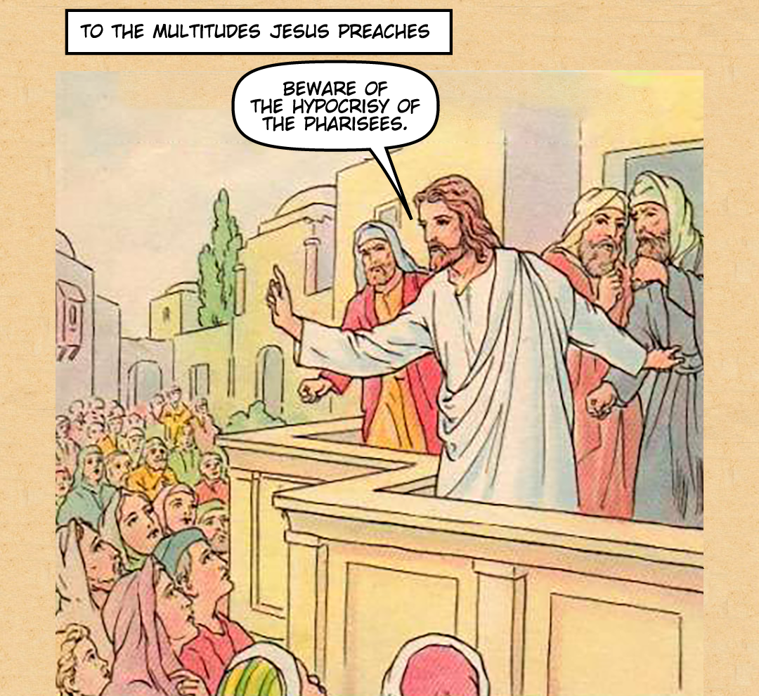 The Pharisees Dispute With Jesus panel 10