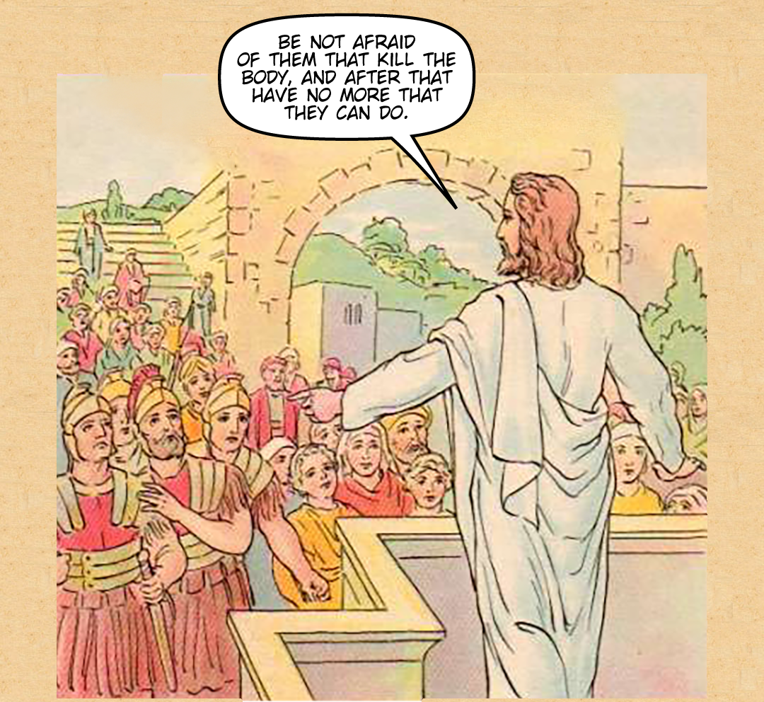 The Pharisees Dispute With Jesus panel 11