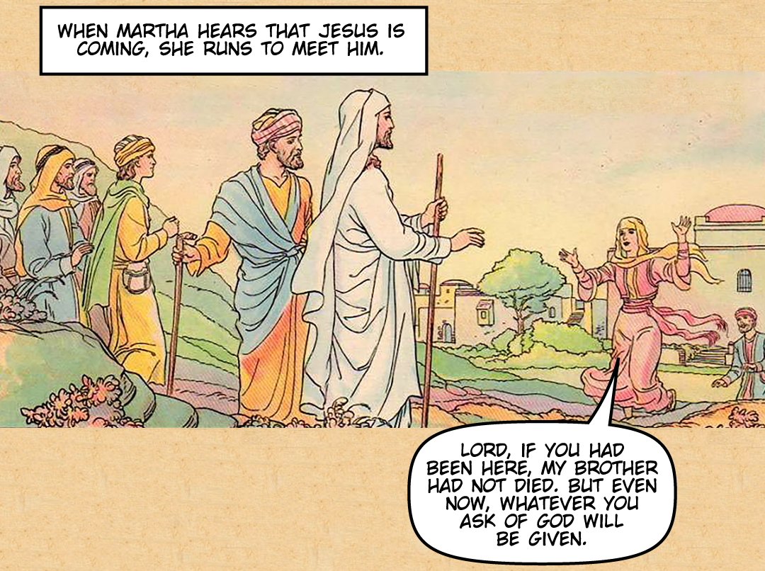 The Raising of Lazarus From the Dead 1 panel 8