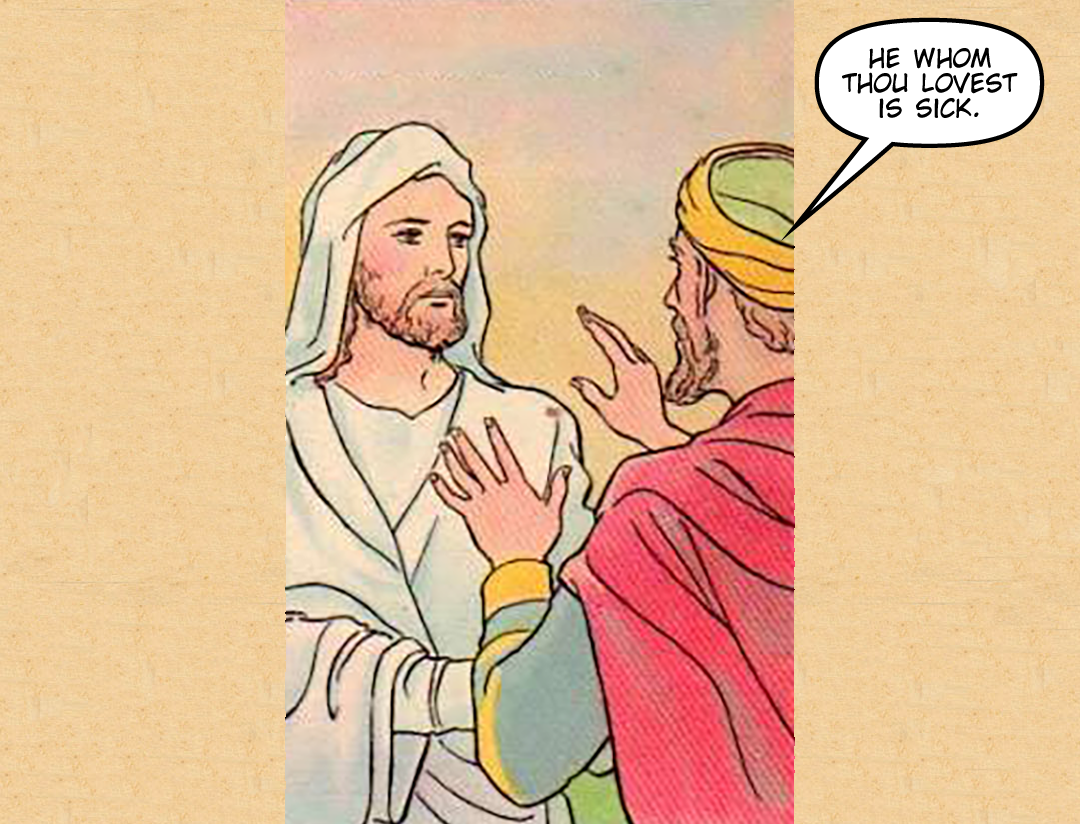 The Raising of Lazarus From the Dead 1 panel 3