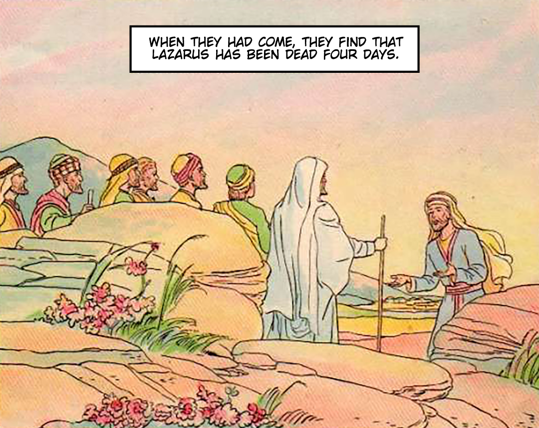 The Raising of Lazarus From the Dead 1 panel 7