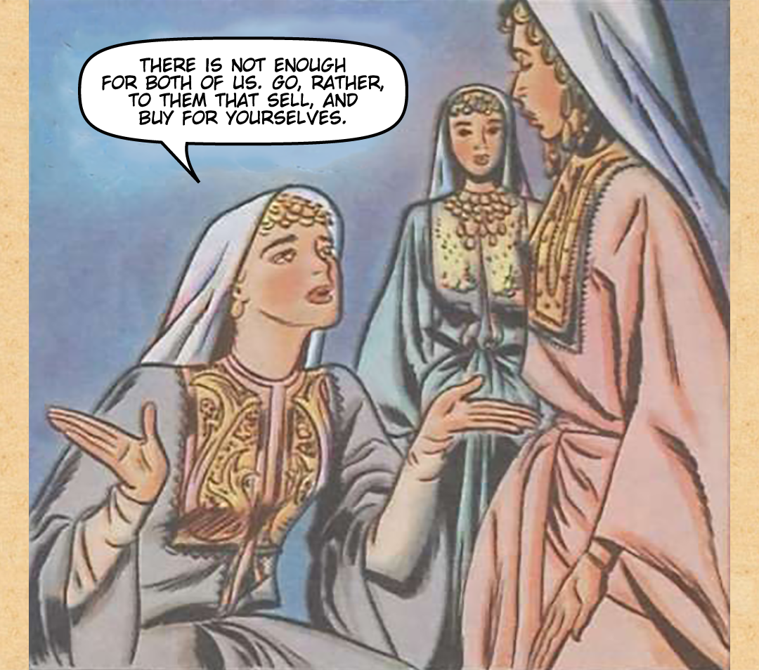 Parable of the Wise and Foolish Maidens panel 10