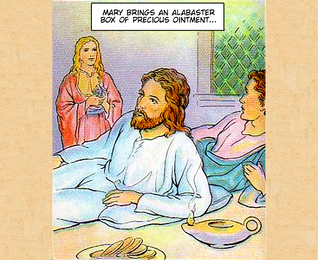 Jesus Anointed panel 3