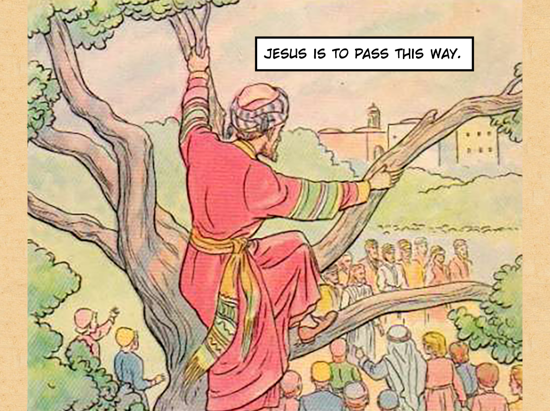 Zacchaeus the Publican panel 3