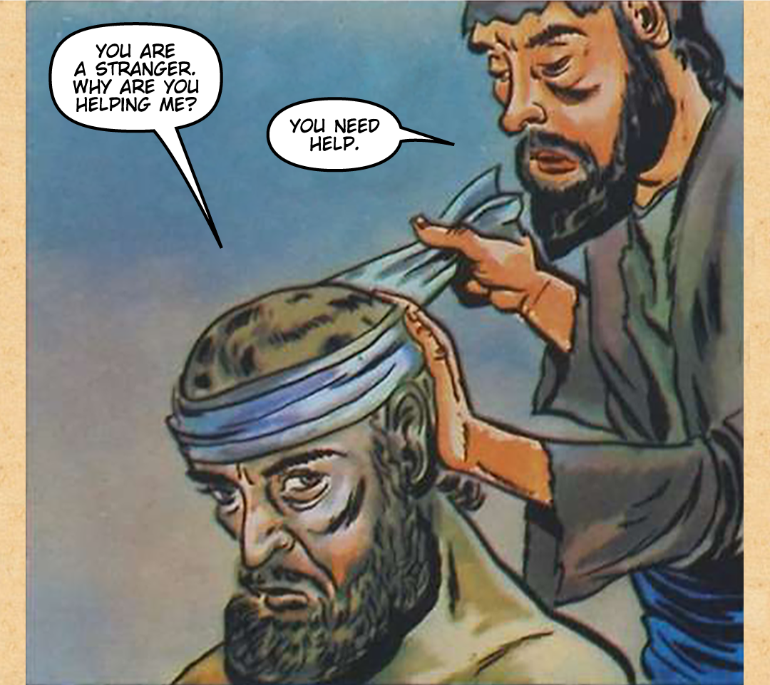 The Good Samaritan 2 panel 3