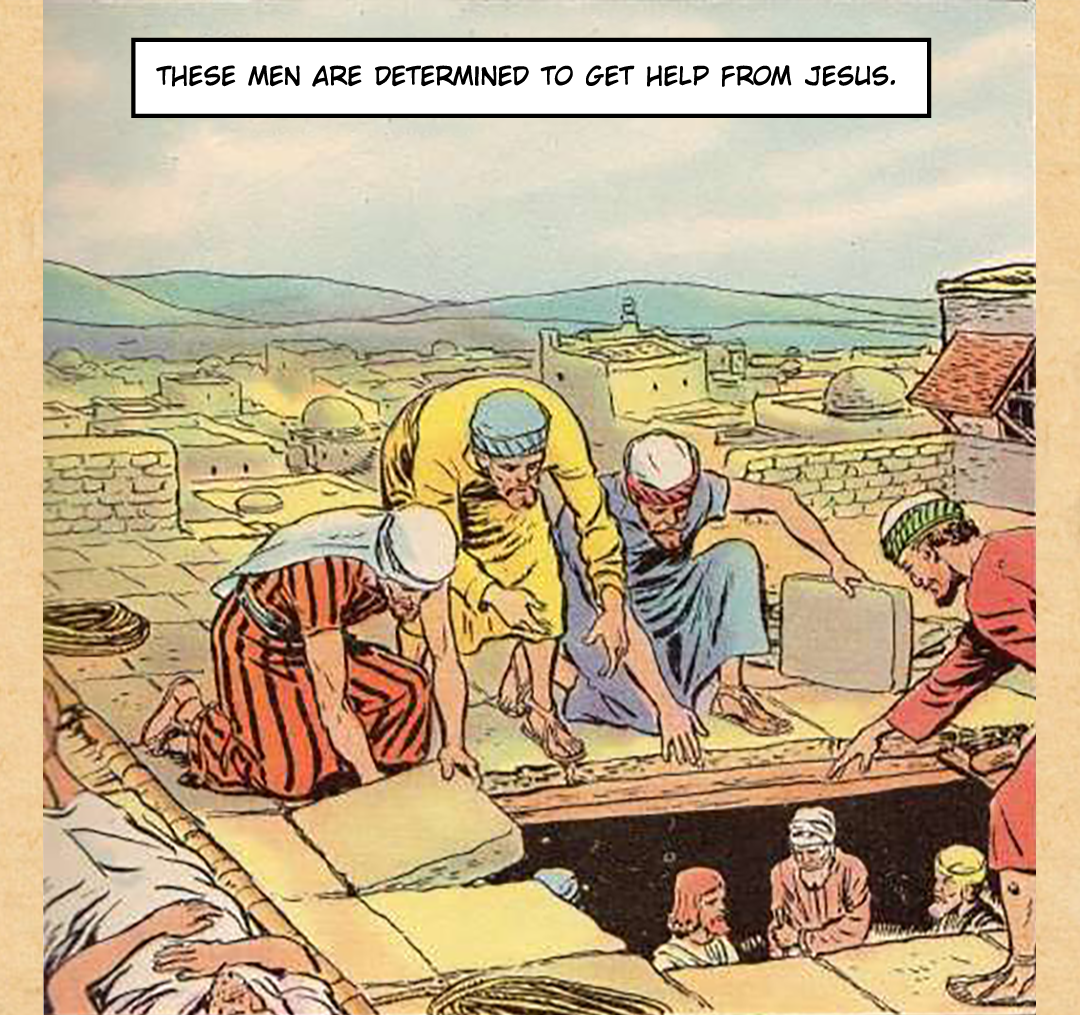 Healing of the Paralytic Part 1 panel 4